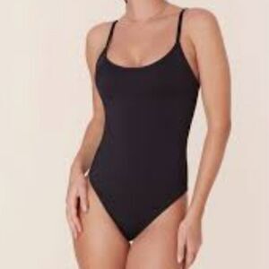 Andie Swim XL Black Amafi one piece swimsuit